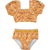 Girl's Puff Sleeve Swimsuit