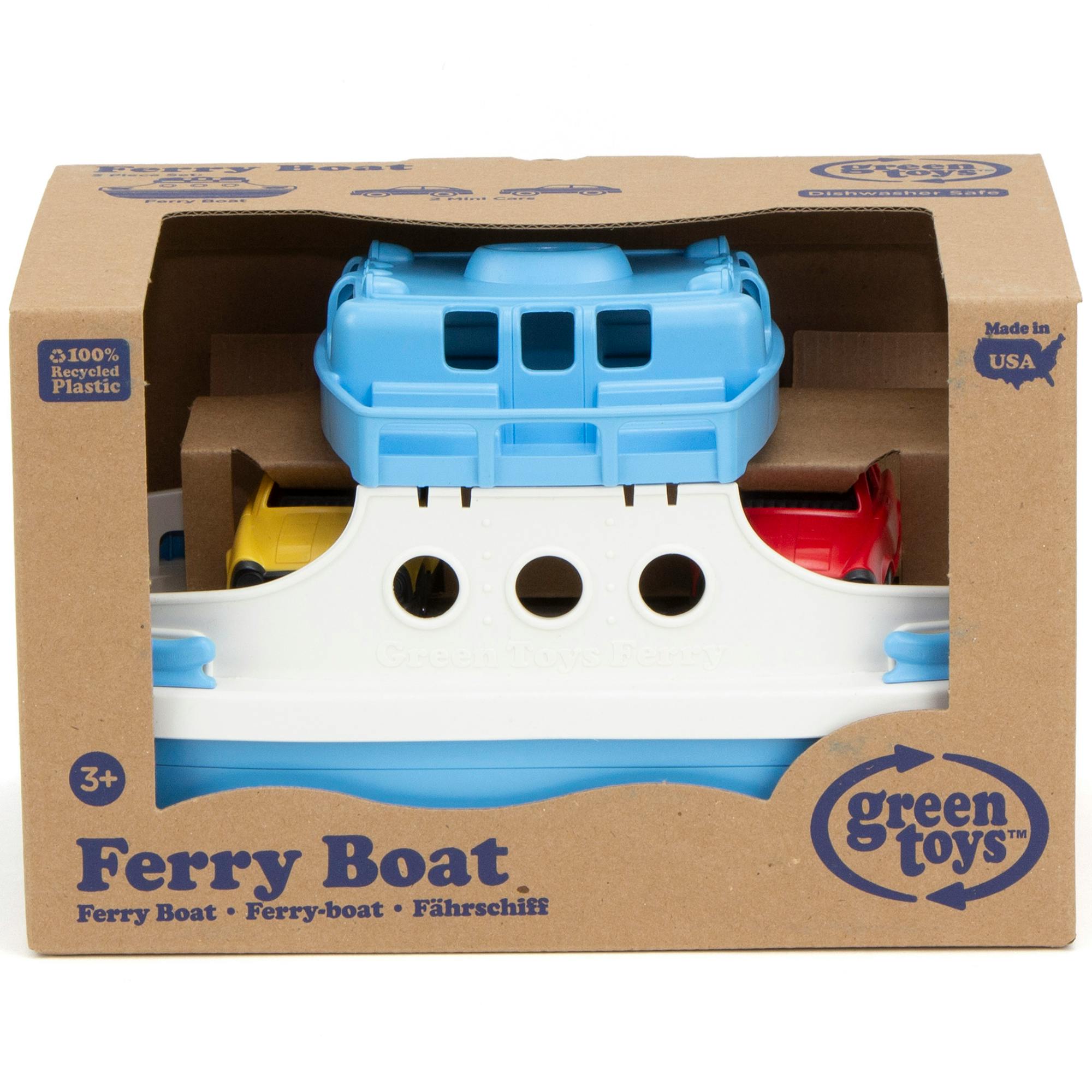 Ferry Boat - Blue & White