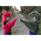 Red Triceratops Cuddle Cape