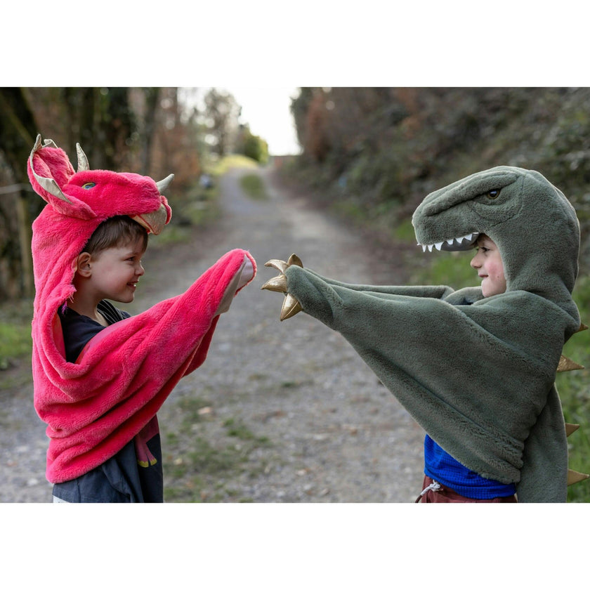 Red Triceratops Cuddle Cape