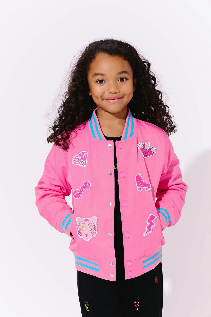 Crystal Butterfly Patch Jacket
