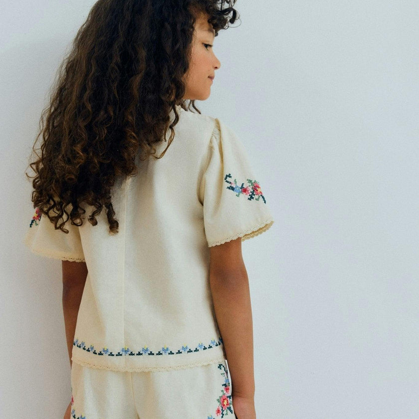 Narcise Short Ecru