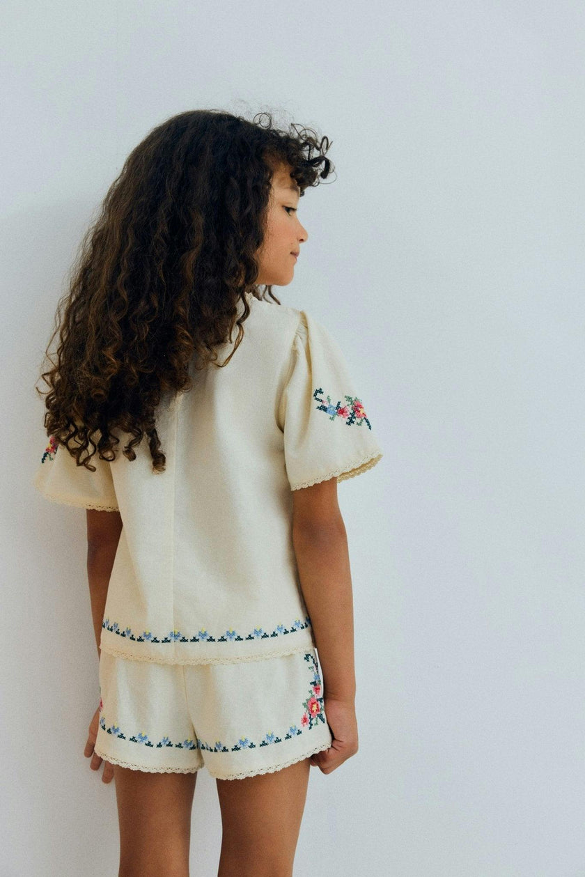 Narcise Short Ecru