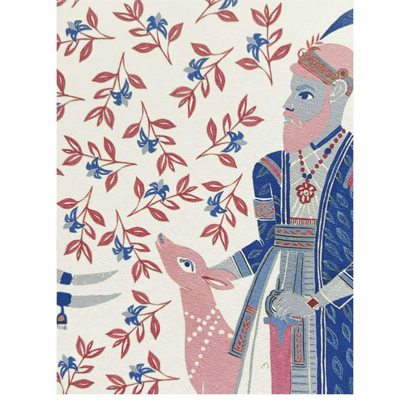 Papier peint CHALANA coloris Rubis