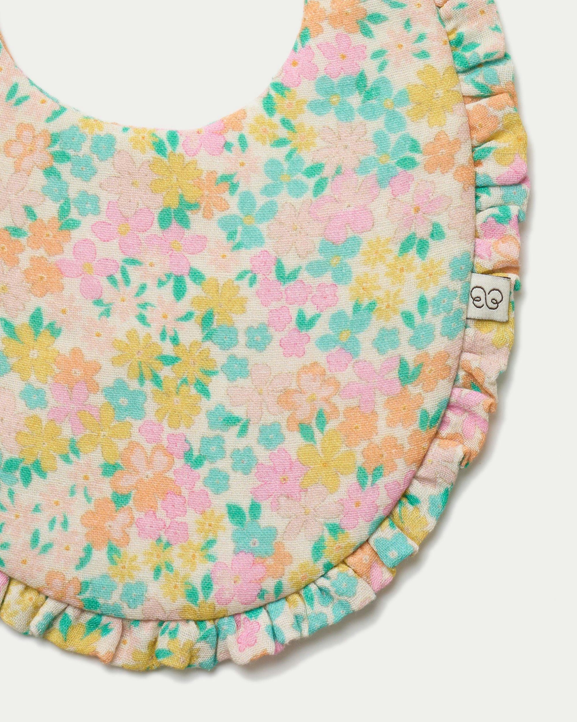 Bib - Emma Floral Mint