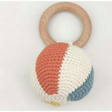Beach Swaddle and Teether Set - Beach Ball