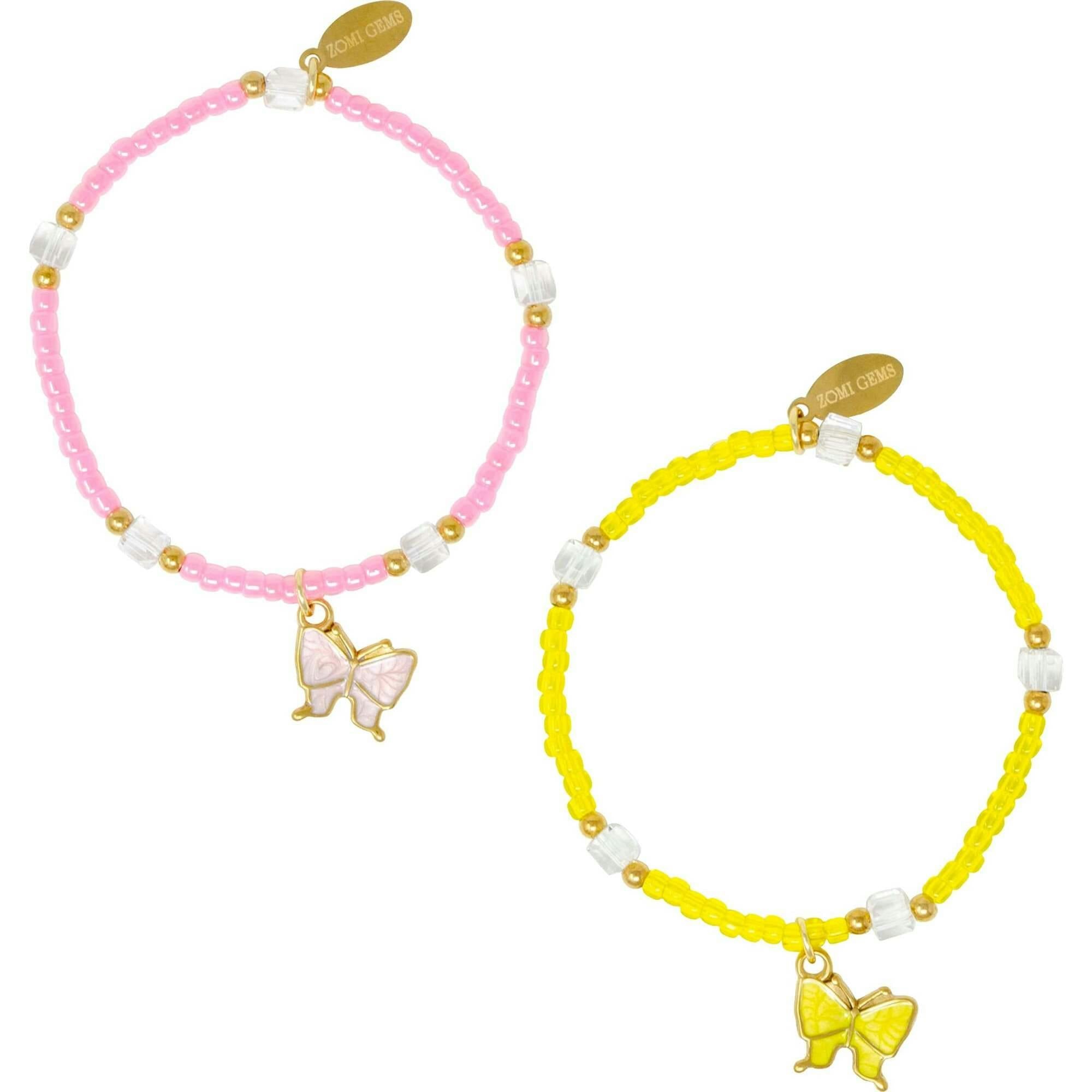 Girl's Bead Dainty Bracelet Set