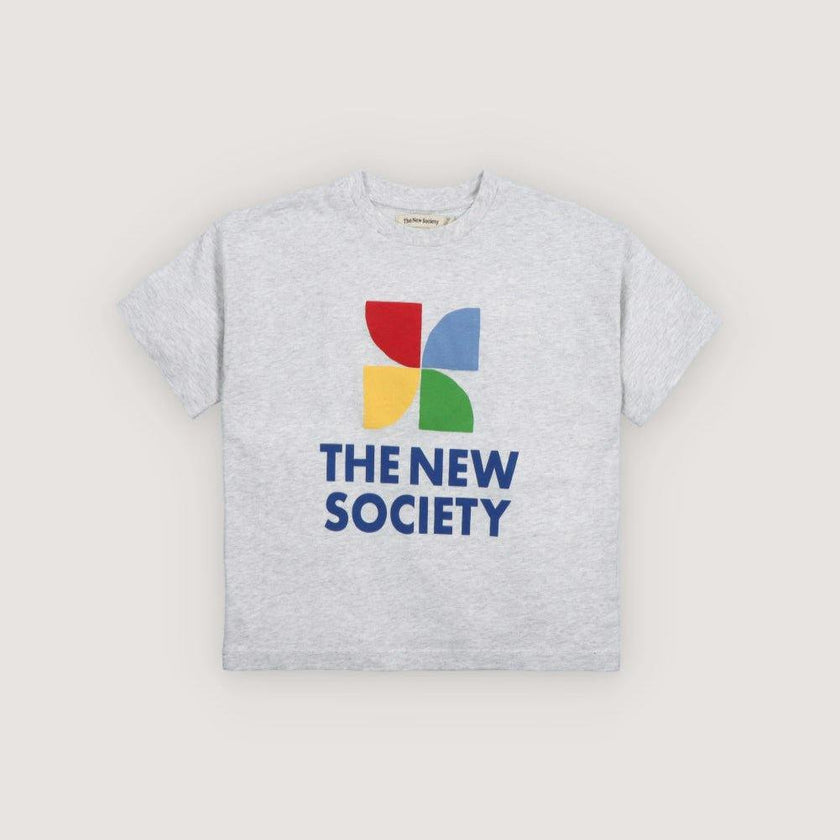 TNS Logo T-Shirt Light Grey Melange