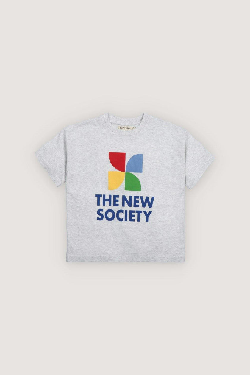 TNS Logo T-Shirt Light Grey Melange