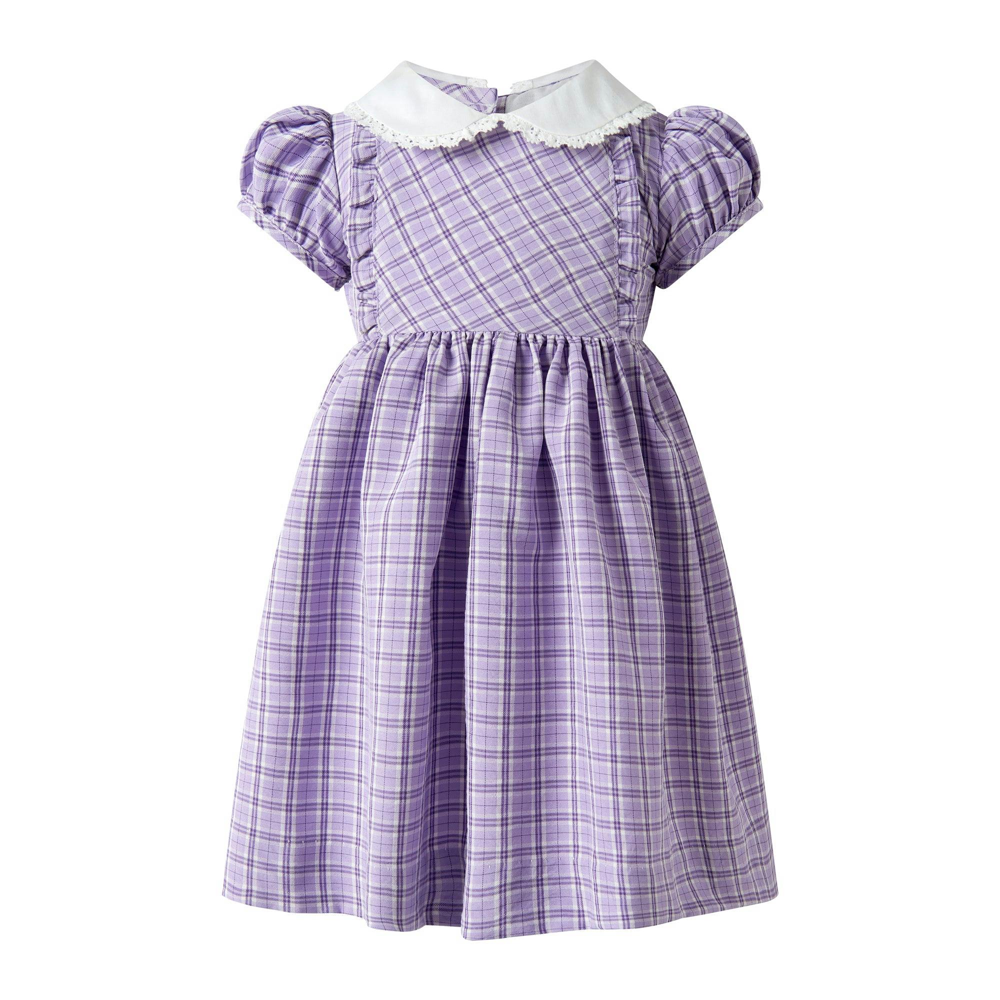 Check Frill Front Dress & Bloomers