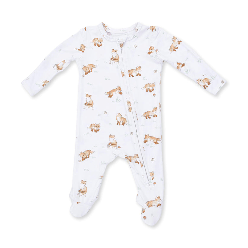 Little Explorer Fox - 2 Way Zipper Footie