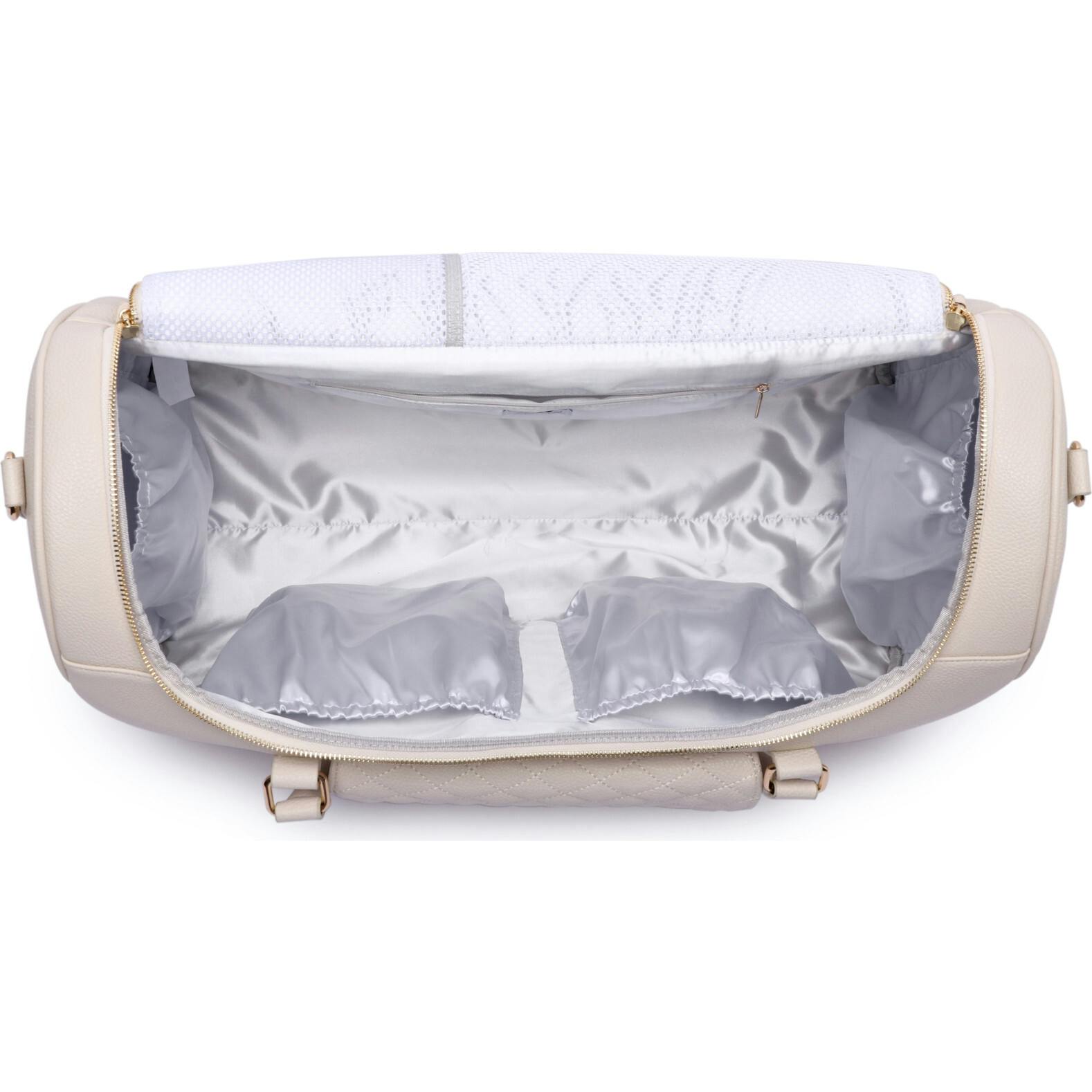 Monaco Travel Bag | Pearl White