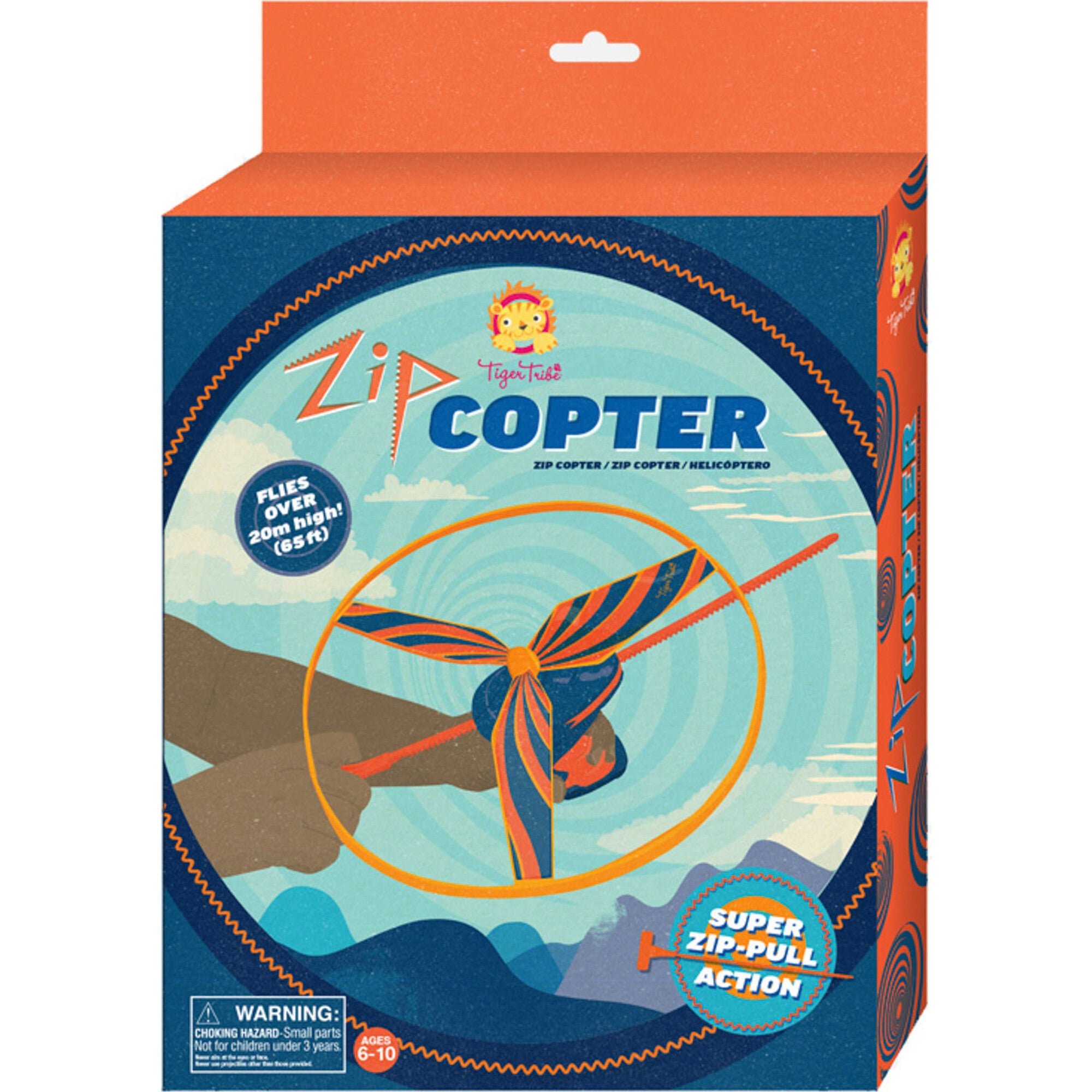 Tribe: Zip Copter - Super Zip-Pull Action Flying Toy
