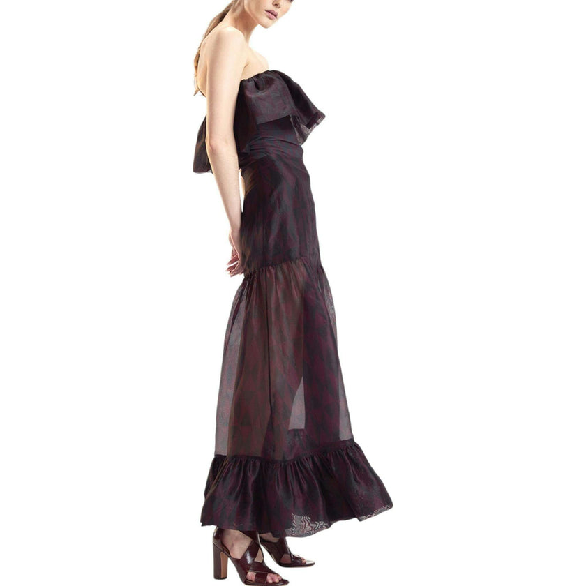Eugenia Organza Flounce Top