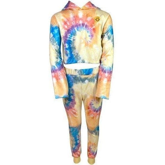 Be Happy Tie Dye Jogger Set
