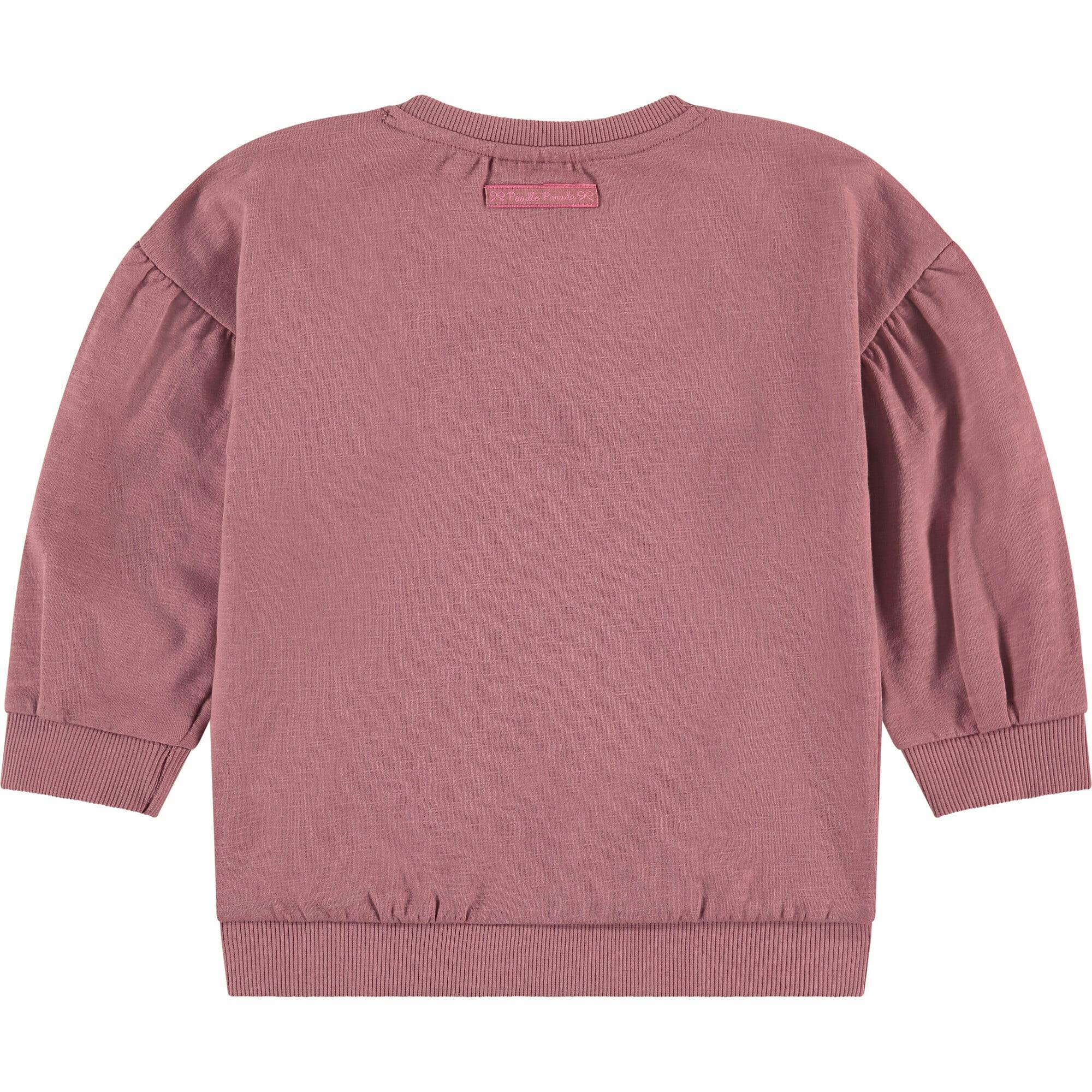 Poodle Print Sweatshirt