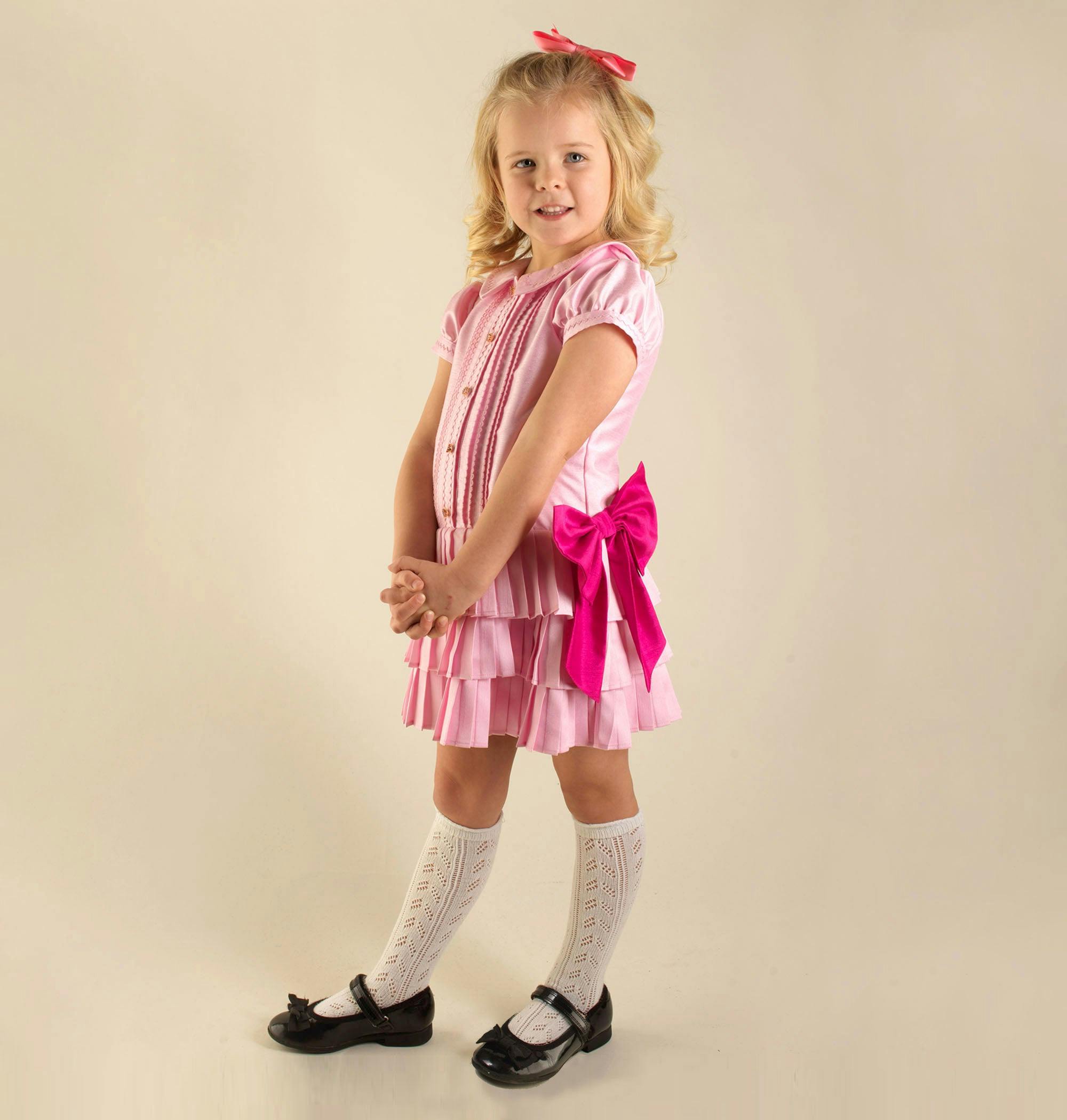 Eloise Dropped-Waist Couture Dress