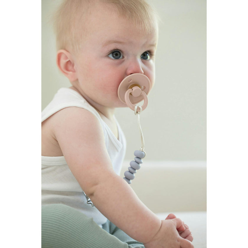 Purple Pacifier Clip