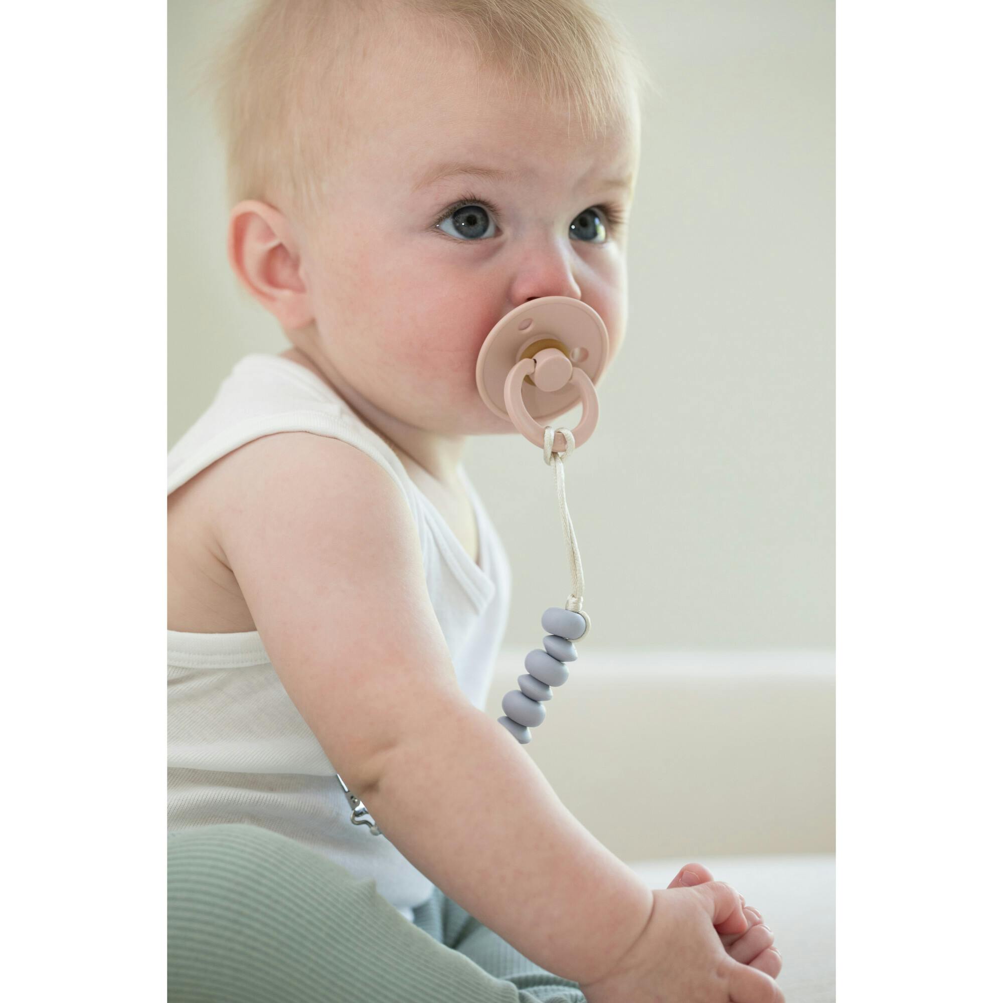 Purple Pacifier Clip