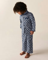 Kid's Twill Grace Pajama Set in Innkeeper Trellis