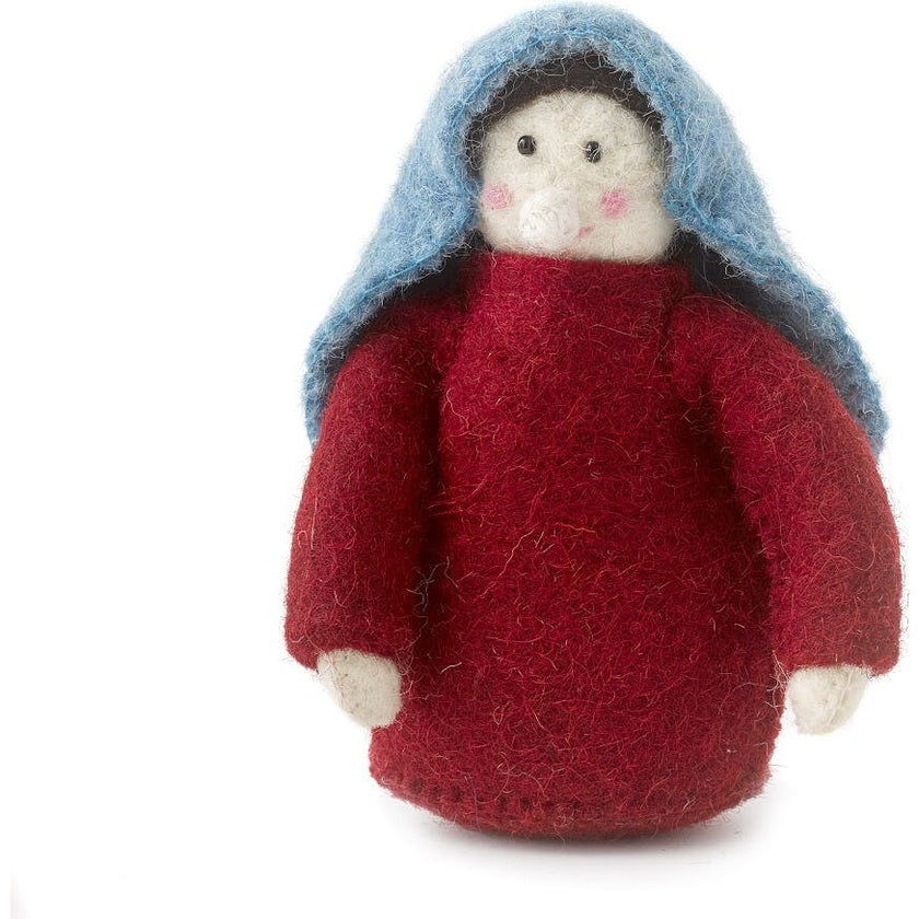 Handmade Christmas Nativity Scene in Hand Felted Wool