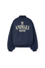 Navy Panda Bomber Jacket