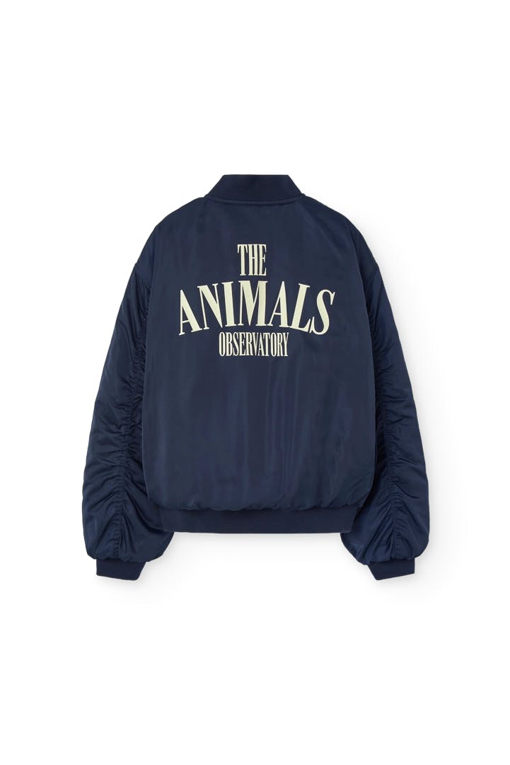 Navy Panda Bomber Jacket