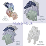 MALONE 5-Pack Toddler Tank Top Undershirts