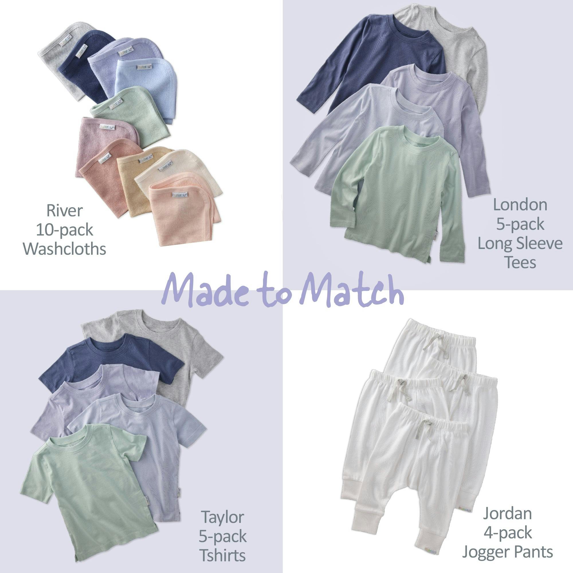 MALONE 5-Pack Toddler Tank Top Undershirts