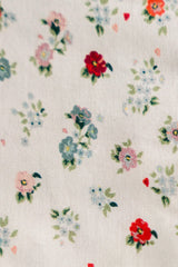Petite Bouquet Timeless Floral Ruffle Zipper Pouch