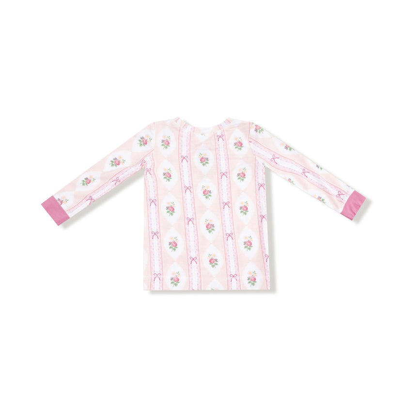 Ogee Lace Floral - Long Sleeve Loungewear Set