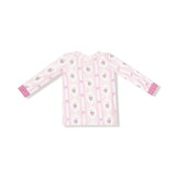 Ogee Lace Floral - Long Sleeve Loungewear Set