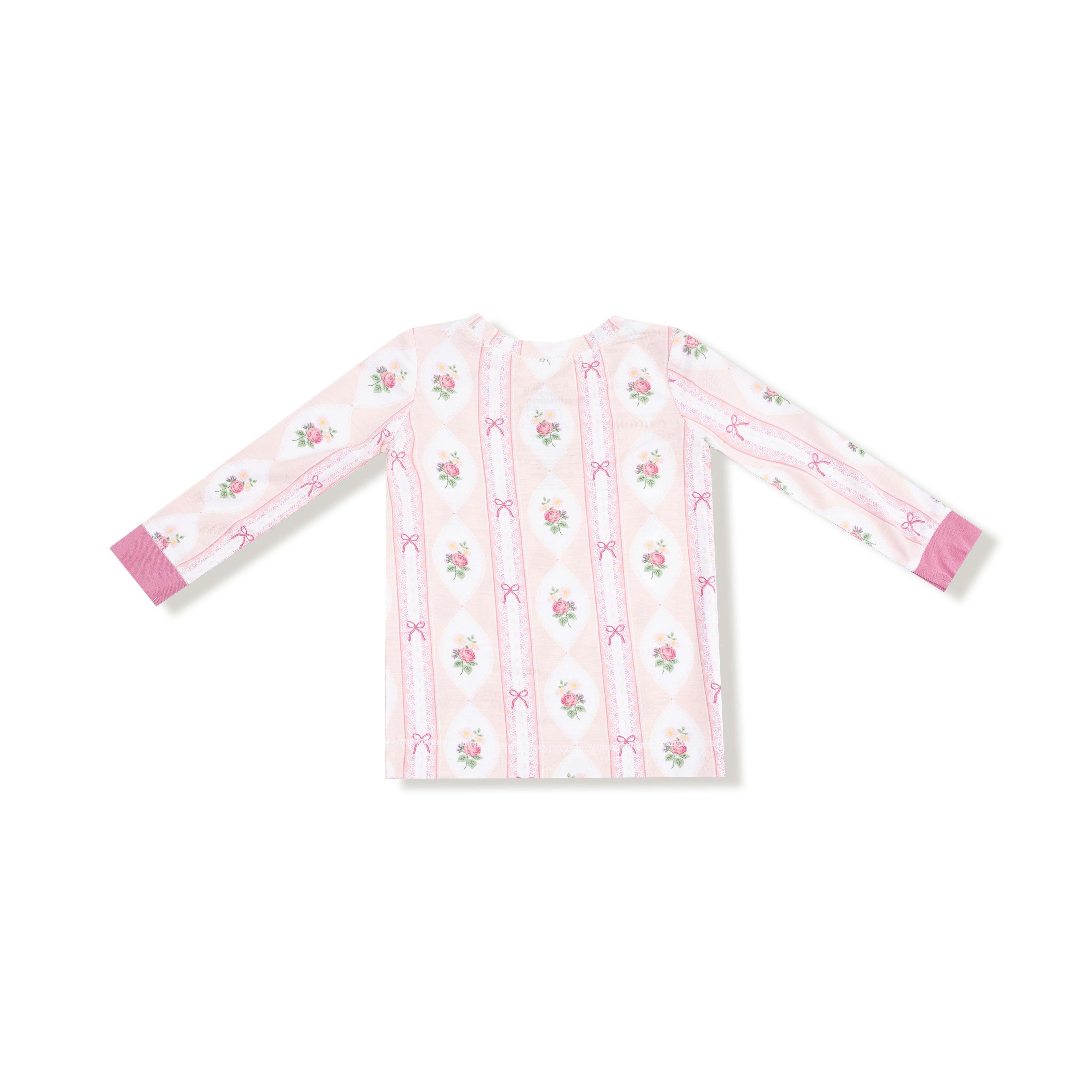 Ogee Lace Floral - Long Sleeve Loungewear Set