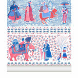 Papier peint CHALANA coloris Rubis