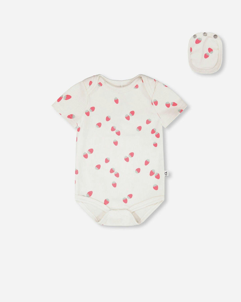Evolutive Cotton Jersey 3 Pack Onesie White
