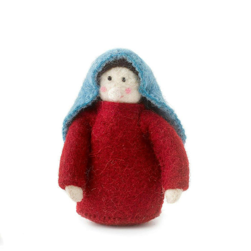 Handmade Nativity Scene Hand Felted Wool Arcadia Home