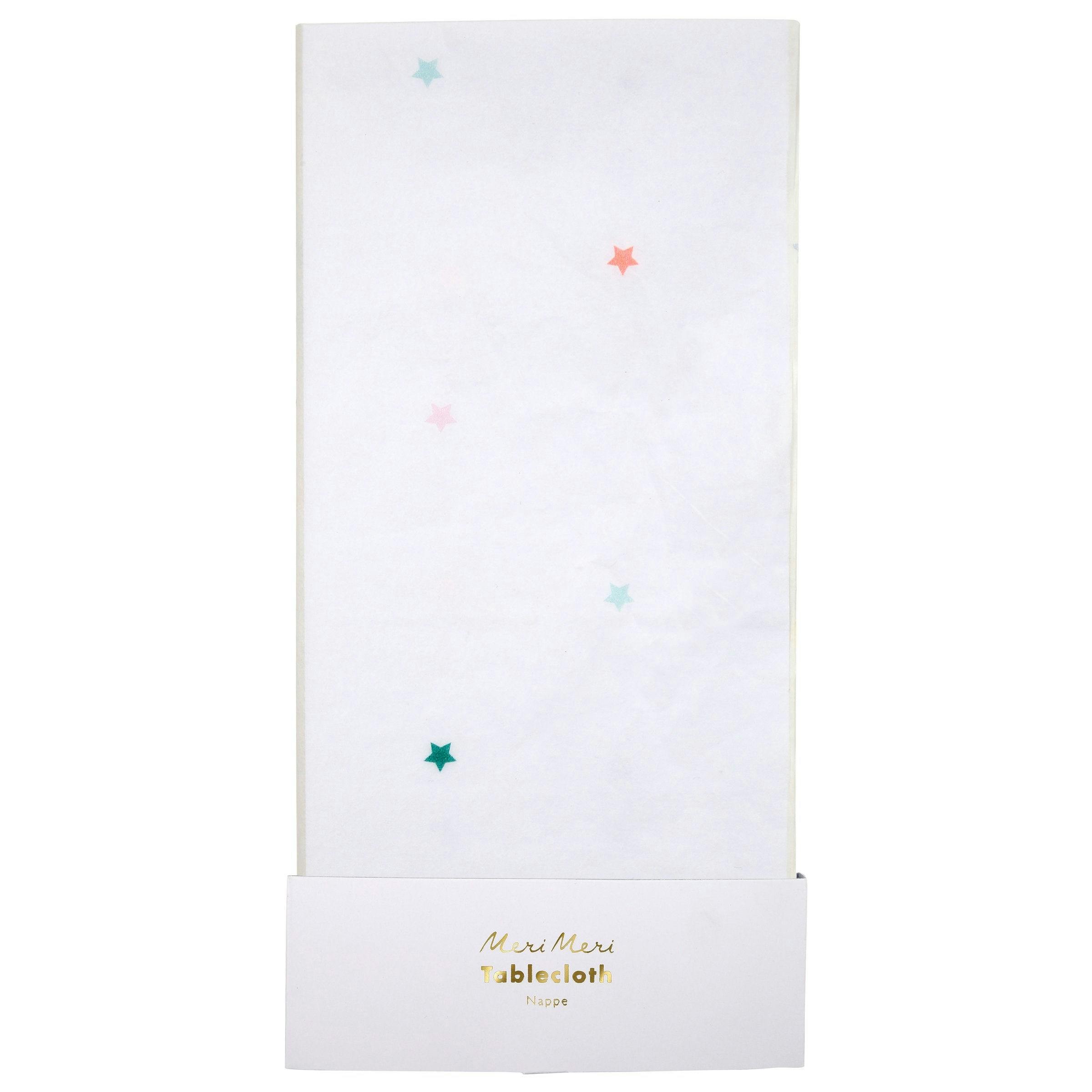 Multicolor Stars Table Cloth