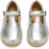 Penny Vegan Synthetic Leather, Silver