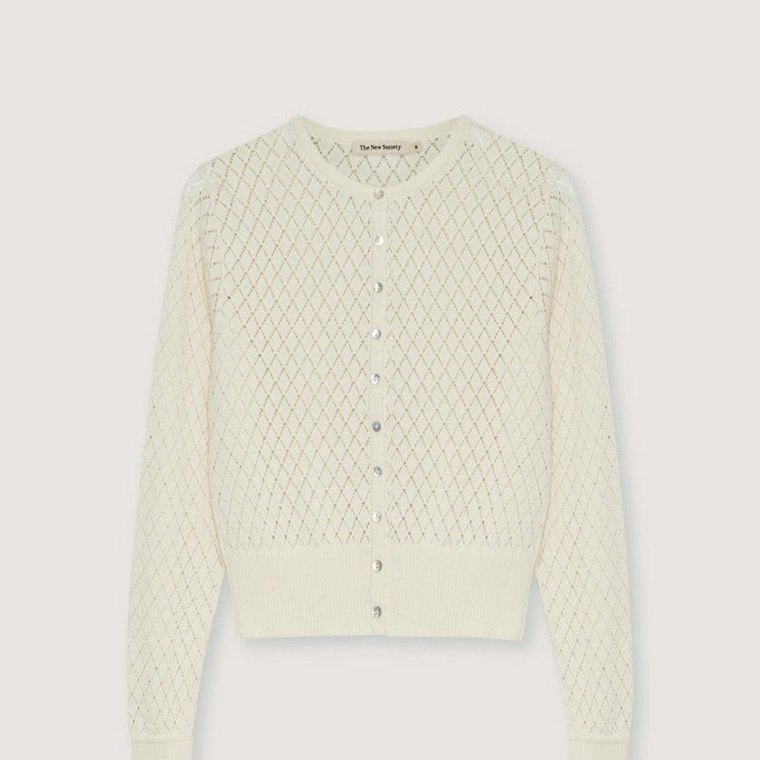 Lirio Woman Cardigan Ecru