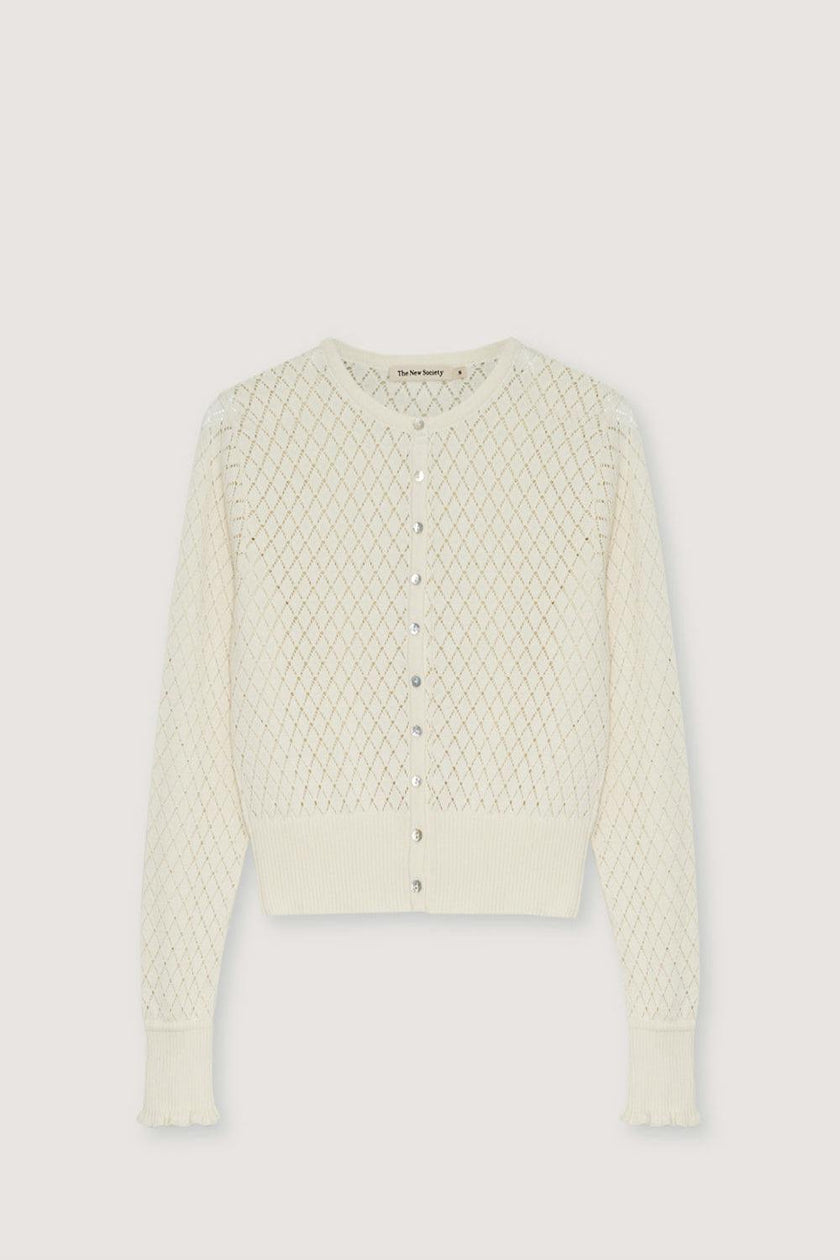 Lirio Woman Cardigan Ecru