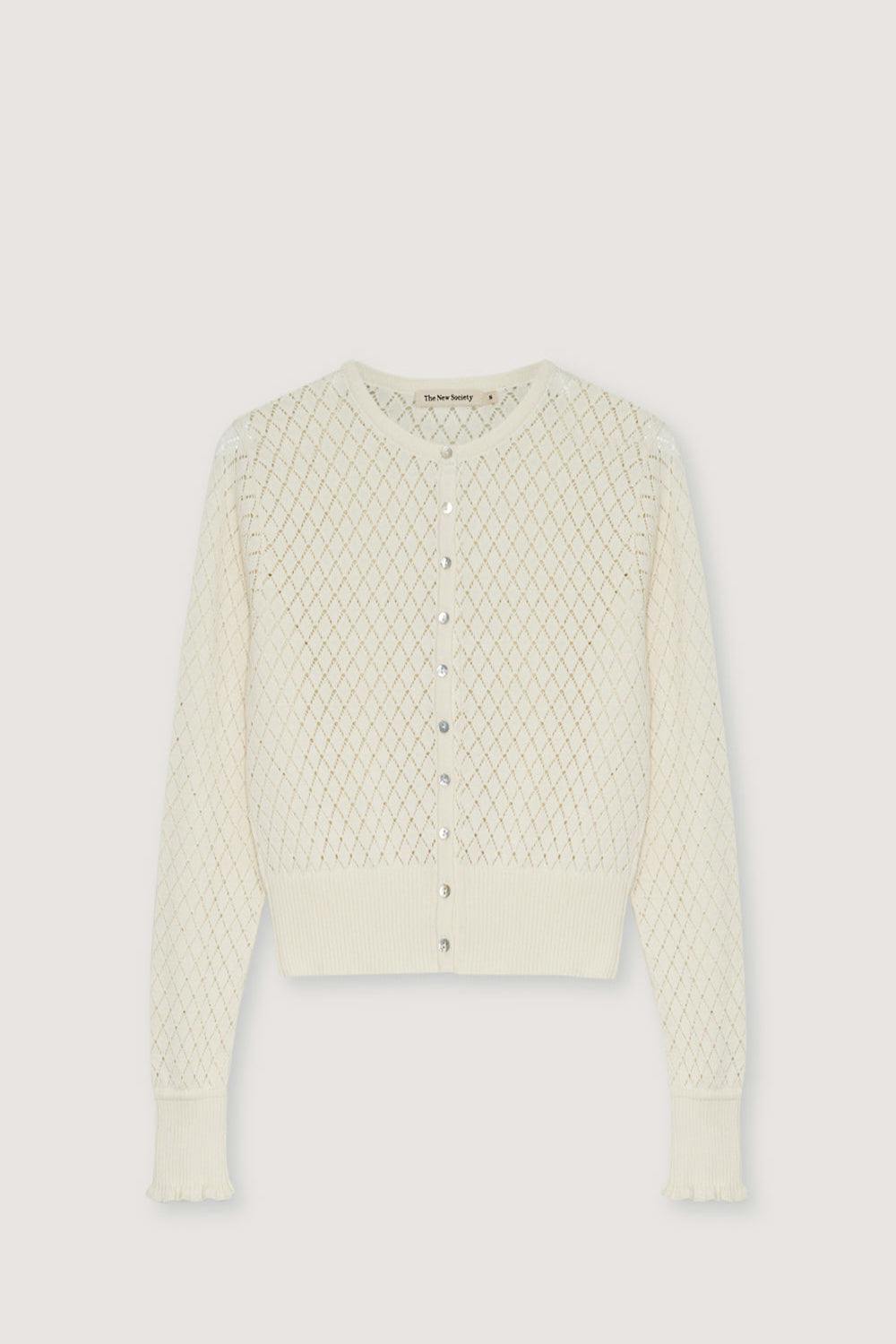 Lirio Woman Cardigan Ecru