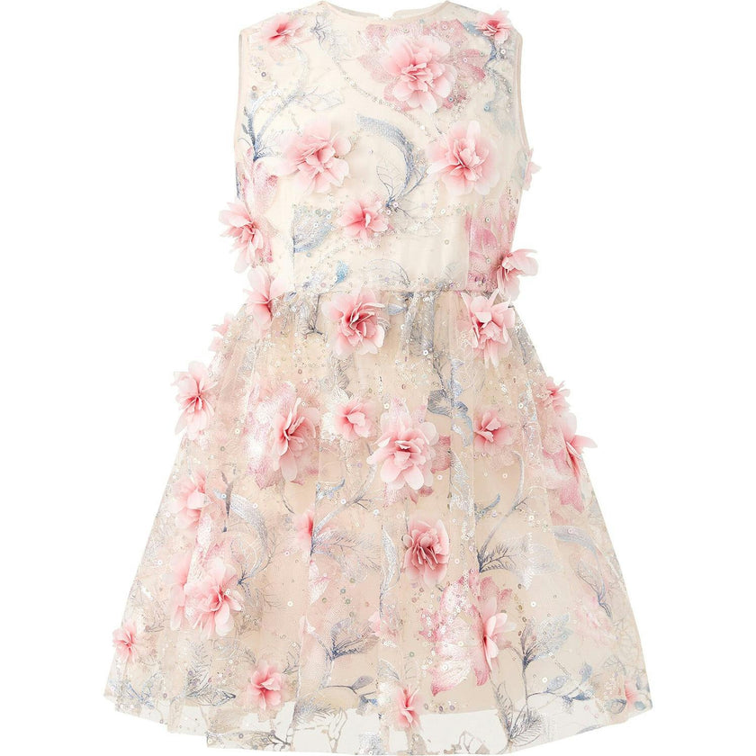 Rosalia Embroidered Mini Dress