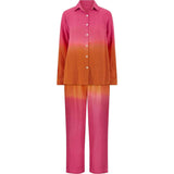 Clementine Womens Top & Pant Set Ombre, Pink