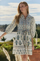 Halle Mini Dress in Party on Prairie