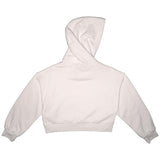 ICEBERG Cropped Pink Logo Hoodie