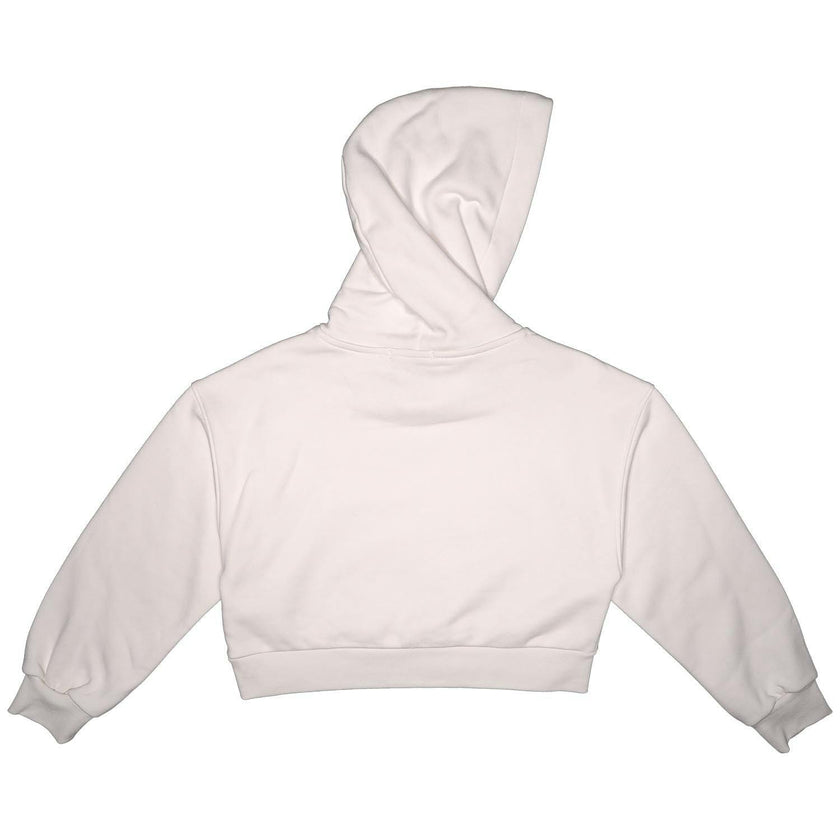 ICEBERG Cropped Pink Logo Hoodie