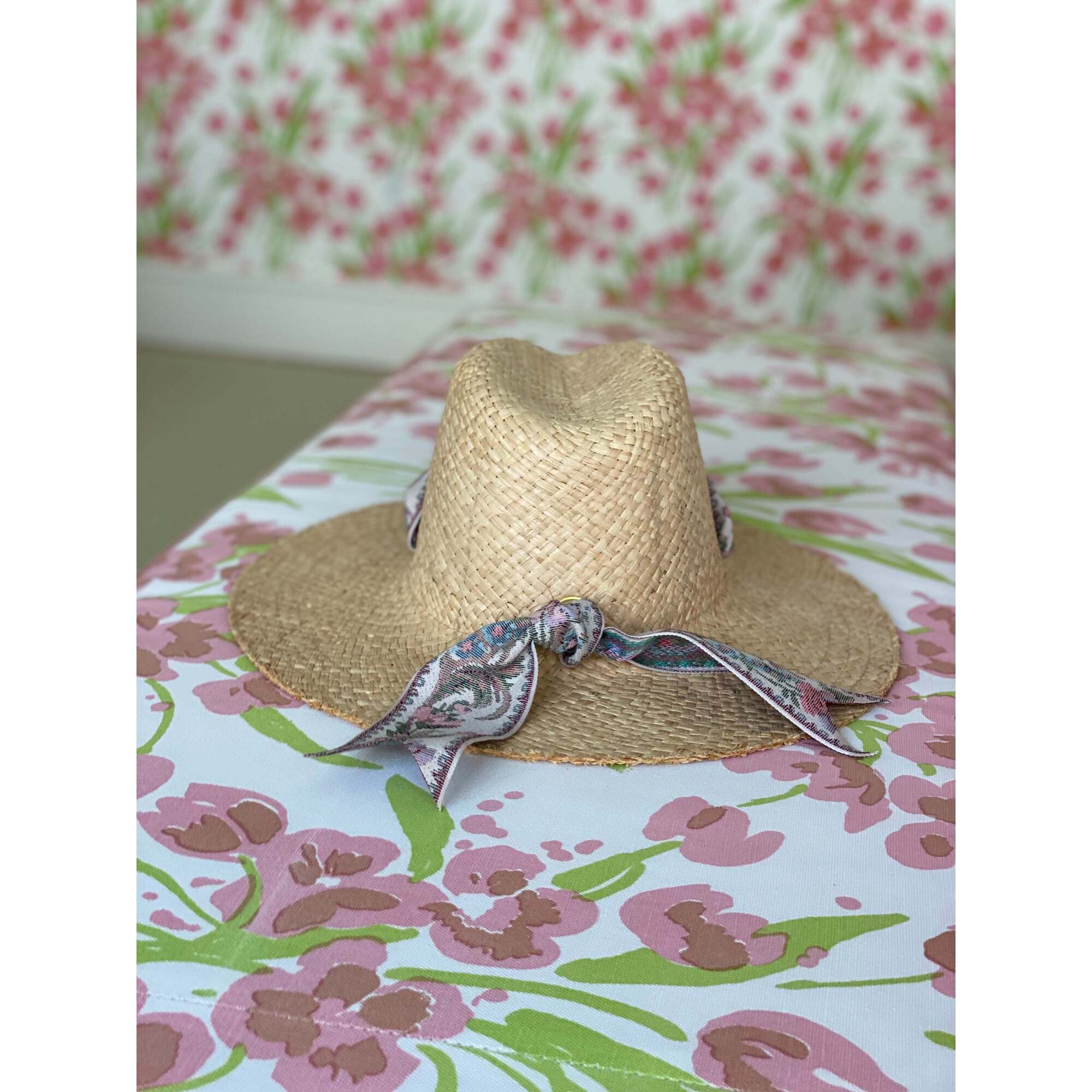 Women'S Oleander Antique Eyelet Lace Ribbon Sun Hat
