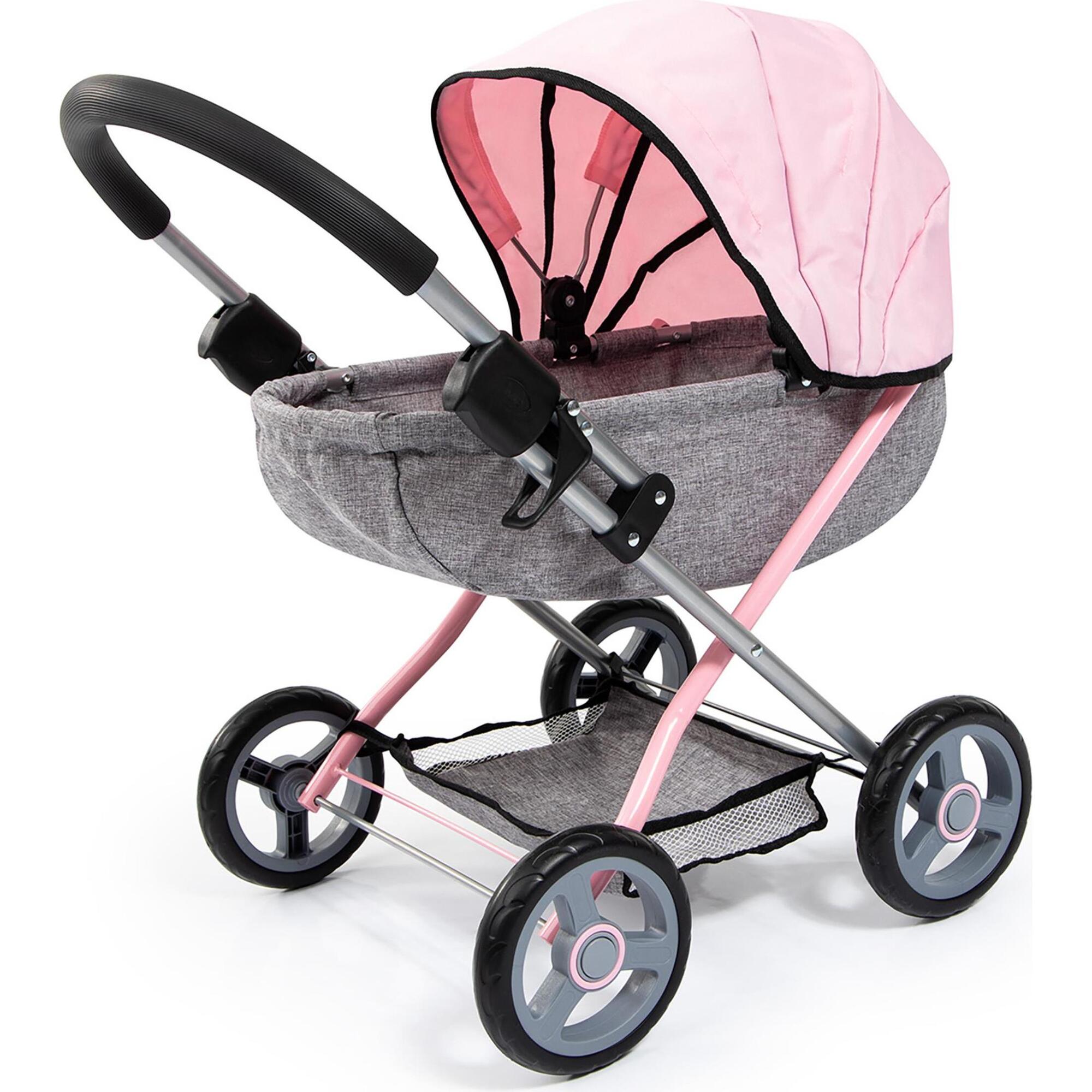 4-in-1 Toy Baby Doll Pram Stroller Cosy Set