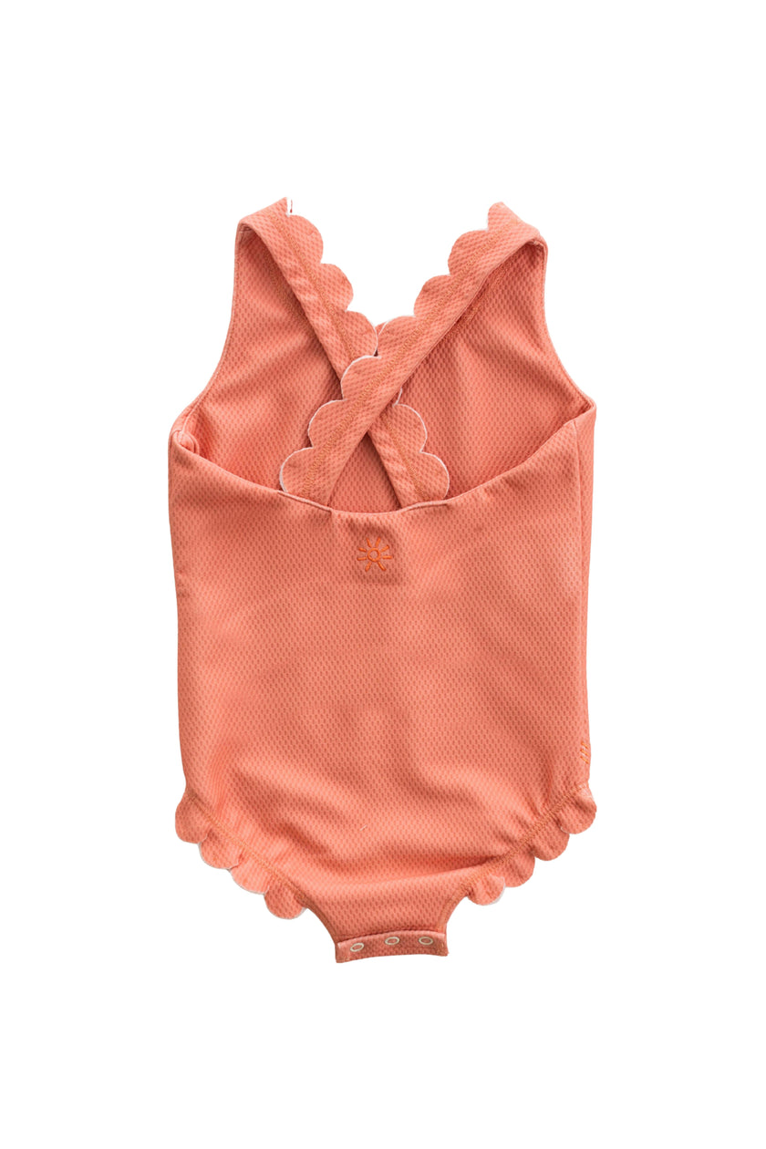 girls elena scallop one piece swimsuit