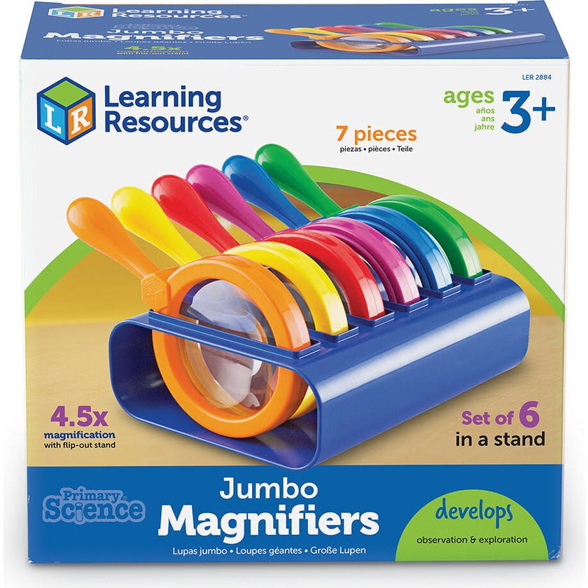 Primary Science™ Jumbo Magnifiers with Stand